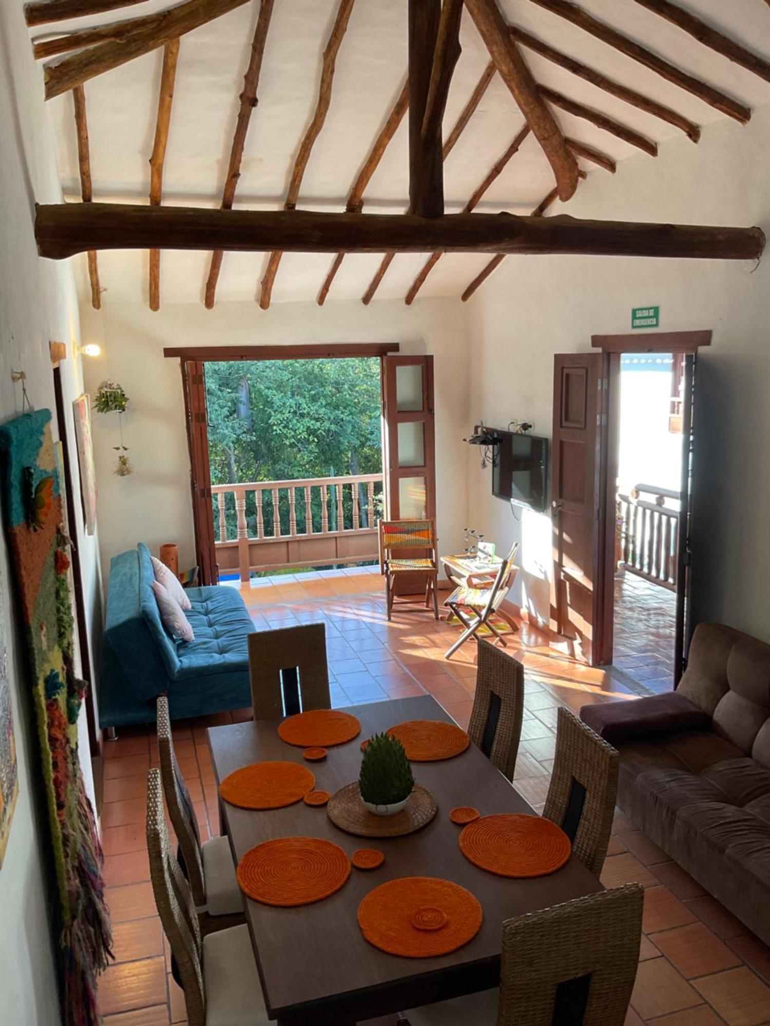 Ferienwohnung Casona El Retiro Barichara Exterior foto