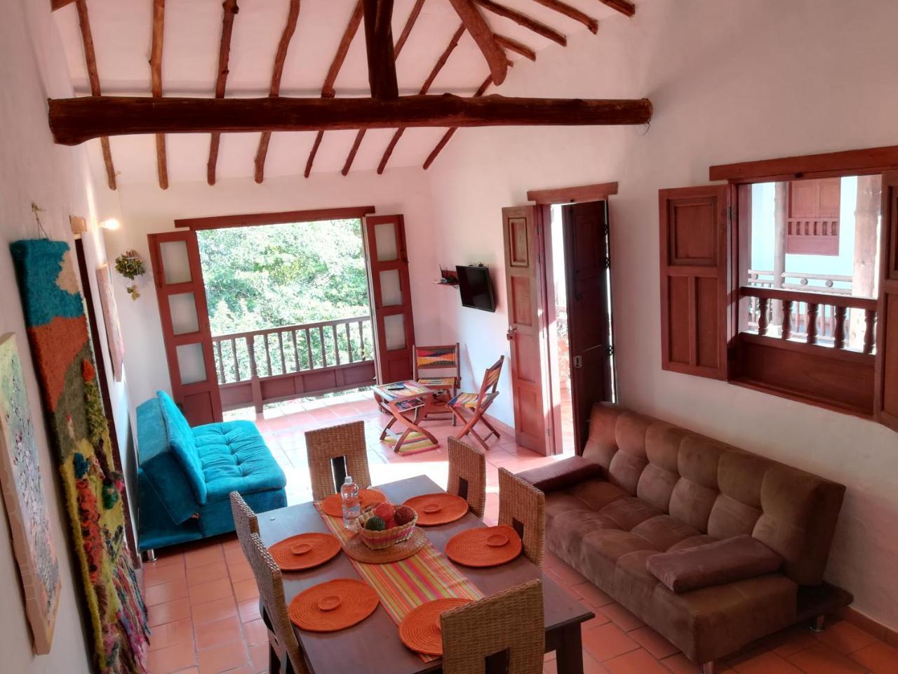 Ferienwohnung Casona El Retiro Barichara Exterior foto